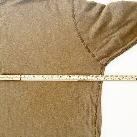 Vintage Cabelas Shirt Mens XXL Olive Green Crew Neck Casual Outdoor Long Sleeve‎ - Picture 5 of 6